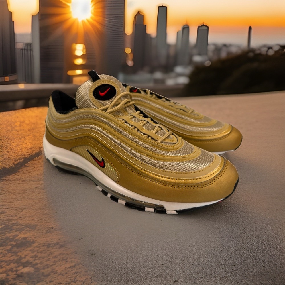 Nike Air Max 97 Gold Metallic size 11 2018 312641 700